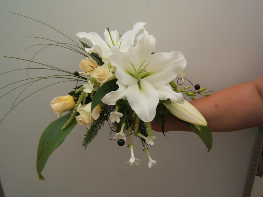 Bouquet lys roses