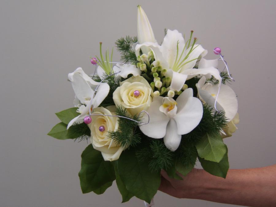 Bouquet orchidées roses