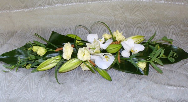 Centre table blanc vert